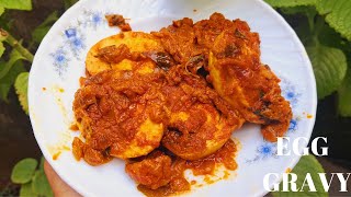 EGG Gravy Recipe  Egg Curry  Simple Egg Gravy eggrecipe [upl. by Silda]