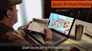 ScoutNHunt Mobile Grouse Habitat Maps [upl. by Vanny]