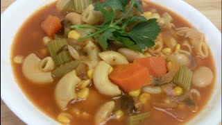 MINESTRONE SOUP  Todds Kitchen [upl. by Neelhtakyram]