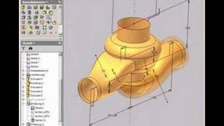 Autodesk Inventor  Gussteil erstellen [upl. by Airbmac849]