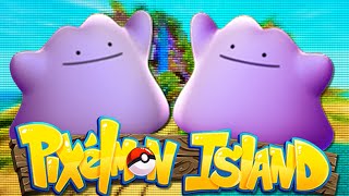 Minecraft PIXELMON ISLAND SMP  Episode 18 BREEDING DITTOs Pokemon Mod [upl. by Valleau]