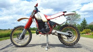 Now This Bike Is POWERFUL Wide Open On Yamaha Yz 490 [upl. by Ayerhs]