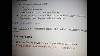 Antithyroid drugs Lecture Endocrine Pharmacology [upl. by Ransom]