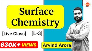 L3 Freundlich Isotherm  Effect of Temperature amp nature of Adsorbate on Adsorption  NEET JEE [upl. by Strohl]