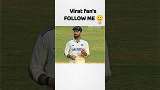 Virat fans viral shorts subscribe 1million1 like [upl. by Senoj]