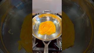 How to Cook Folded Eggs in a stainlesssteel Pan 🍳 [upl. by Selegna756]