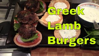 Best Greek Lamb Burgers Recipe [upl. by Rori]