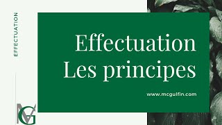 Les principes de leffectuation [upl. by Kinnard]