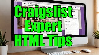 Boost Your Craigslist Ads with Pro HTML Tips [upl. by Eelram]