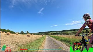 45 Minute Indoor Cycling with new OutdoorMaster Mips Helmet amp Sunglass Garmin 4K Video [upl. by Sineray]