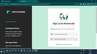 Remotask Account ID Creation Process [upl. by Kcirdled]