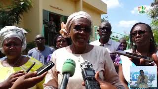 La Ministre Nandy Somé encourage les pensionnaires du Centre de formation de la Maison de la femme [upl. by Carnes]