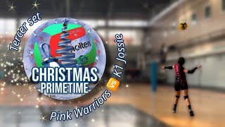 Premier Volleyball League CHRISTMAS PRIMETIME  13U Club  Pink Warriors 🆚 K1 Jossie  Tercer Set [upl. by Melton830]