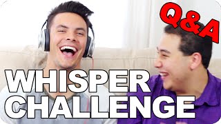 WHISPER CHALLENGE QampA WITH MASON SPERLING [upl. by Dalton]