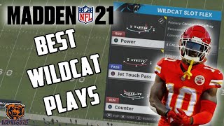 BEST MADDEN 21 WILDCAT PLAYBOOK  MADDEN 21 WILDCAT PLAYS  TYREEK HILL GLICTH WILDCAT PLAYS🔥 [upl. by Cirdla]