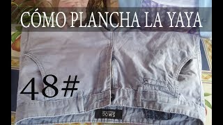 CÓMO PLANCHAR PANTALONES TRUCOS DE LA ABUELA  48 [upl. by Enilorac931]