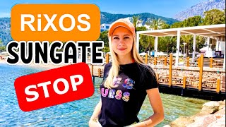 ЭТО ЧТО Rixos sungate 5  турция 2021 отдых кемер  ОБЗОР [upl. by Sender]