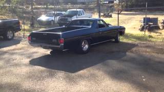 LOUD MUSCLE BEST exhaust sound 70 El Camino [upl. by Ahcila79]