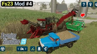 Fs23 Live Mod 4 Sugarcane harvest  4UBOSS [upl. by Eb]