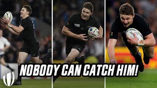 4 Minutes of Beauden Barrett being a 100m Sprinter  Rugby World Cup [upl. by Lotsirb]