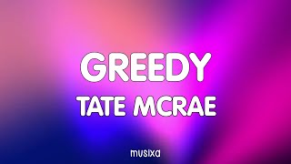 Tate McRae  Greedy Lyrics Sped Up [upl. by Eek526]