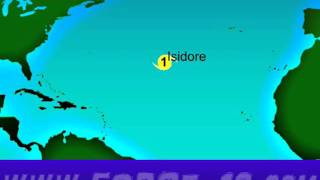 1990 Atlantic Hurricane Season Animation [upl. by Panaggio]