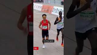 Beijing Half Marathon under investigation after a controversial finish [upl. by Ayotaj]