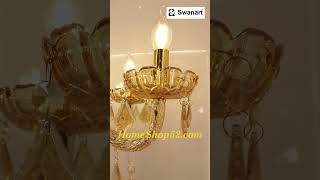 Gold Crystal Chandelier for Sophisticated Homes [upl. by Hyacinth]