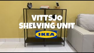 VITTSJO Shelving Unit Unboxing amp Assembling  IKEA How To [upl. by Eelir]