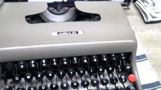 1950 Olivetti Lettera 22 sn117215 [upl. by Sapphera]