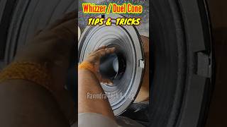 Whizzer  Duel Cone Tips amp Tricks reels viral speaker dj tech shorts [upl. by Eerdna]