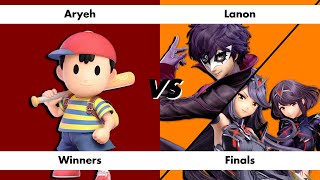 We Tech Those 128  Aryeh Ness vs Lanon JokerPyraMythra  Smash Ultimate SSBU  WINNERS FINALS [upl. by Carolynne]