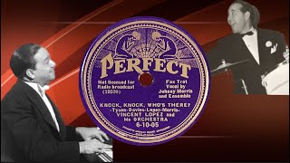 “Knock Knock Whos There” by Vincent Lopez and his Orchestra 1936 [upl. by Sallie]