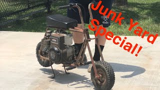 Junkyard Mini Bike Build  Mini Monday [upl. by Connelley593]