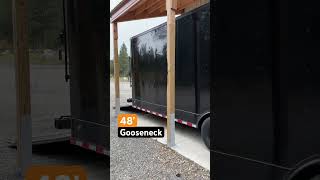 48’ Car Hauler Gooseneck trailer by Northwest Rides [upl. by Naenaj]