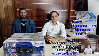 Microtek Luxe 1400 IPS amp UPS Price in Bangladesh  LUXE 1400 Solar IPS [upl. by Hanahsuar835]