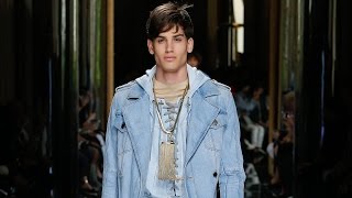 Balmain SpringSummer 2017 Menswear Show [upl. by Maible127]