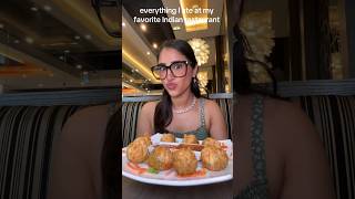 Everything I ate at my favorite Indian Restaurant indiancuisine food indianfood indianstreetfood [upl. by Haon]