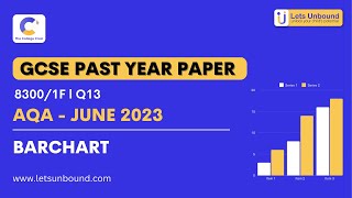 AQA GCSE  Foundation  June 2023  Paper 1  83001F  Q13  Barchart [upl. by Benedikt]