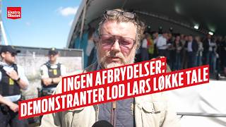 Ingen afbrydelser Demonstranter lod Lars Løkke tale på Folkemødet [upl. by Arerrac]