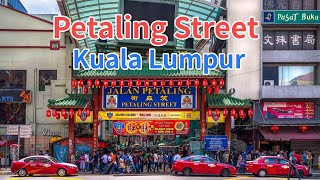 Chinatown in Kuala Lumpur Malaysia  Petaling Street Market [upl. by Alexina]