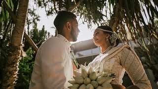 C H I T H R I N I  S U D A M  Sri Lankan Wedding Video  Traditional Twist  4K [upl. by Nameerf205]