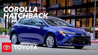 2023 Toyota Corolla Hatchback Overview  Toyota [upl. by Bunde]