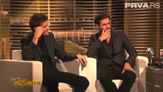 2CELLOS  Funniest moments 4 balkan humour [upl. by Marybella]