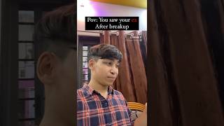 You saw your ex after breakup 🤣shorts ytshorts funny relatable love shortvideo [upl. by Onibag]