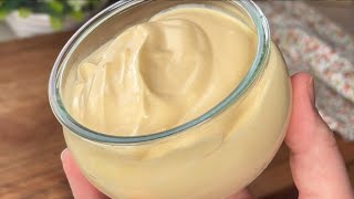 Mayonnaise SANS HUILE  Recette Rapide Saine et Fraîche [upl. by Photina86]