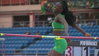 CARIFTA Games 2024 Grenada  Girls High Jump Under 20 Final [upl. by Betsey]