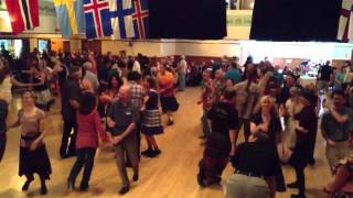 Contra dance at the memorial for Portland dancer Rick Anderson [upl. by Ymmat]