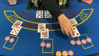 Blackjack  25000 Buy In  Amazing Win With 20000 Bets [upl. by Lraed153]