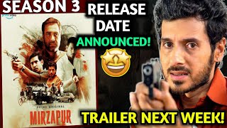 Mirzapur Season 3 Release Date  Mirzapur S3 Release Date  Mirzapur Season 3 Trailer  AmazonPrime [upl. by Enimrej858]